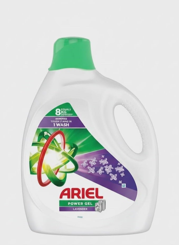 اريال أريال جل للغسالات الأوتوماتيك برائحة اللافندر - 3.6 لتر (يعادل 8 كيلو مسحوق) - Image 1